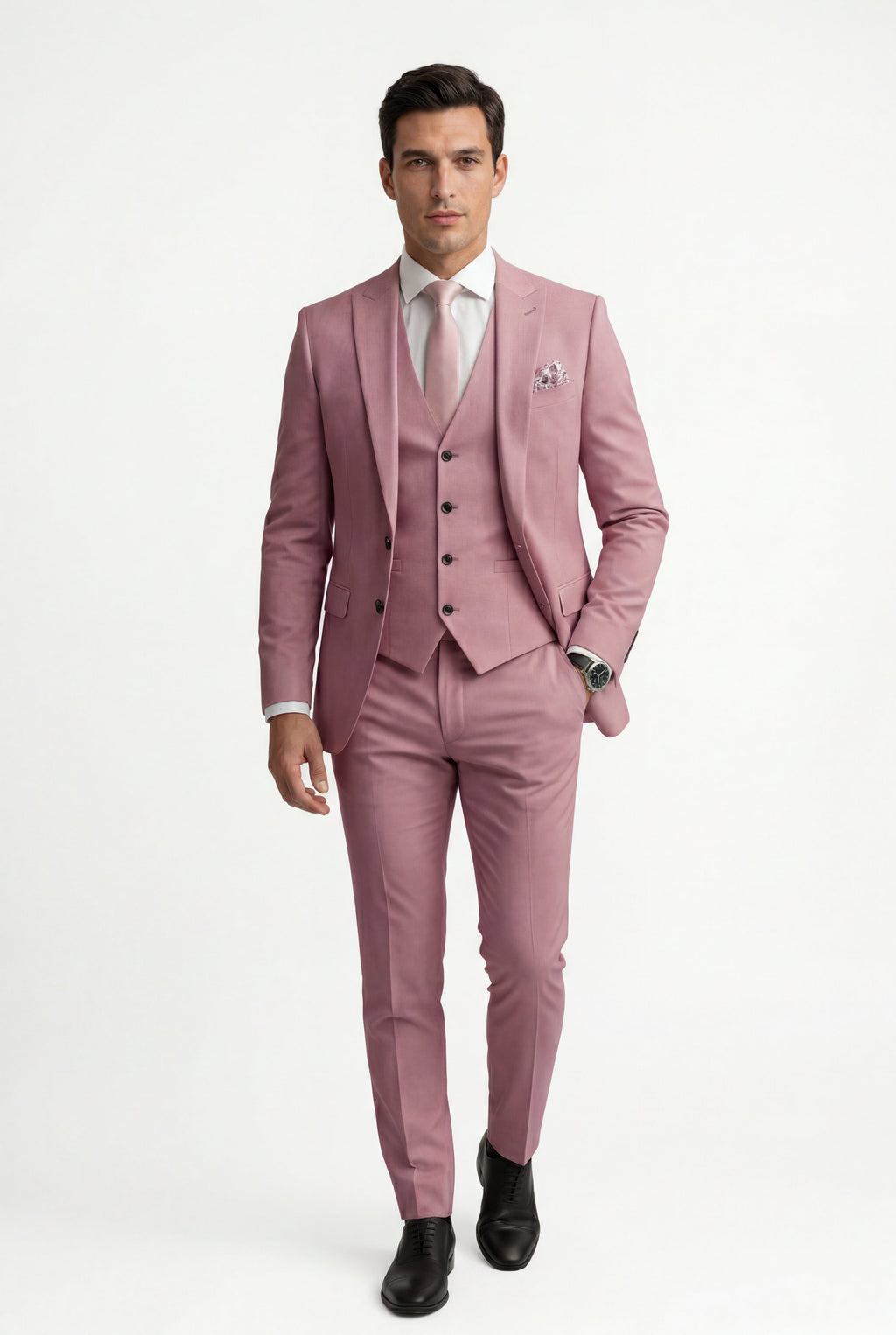 Liam | Notch Lapel Tailored Three-piece Suit