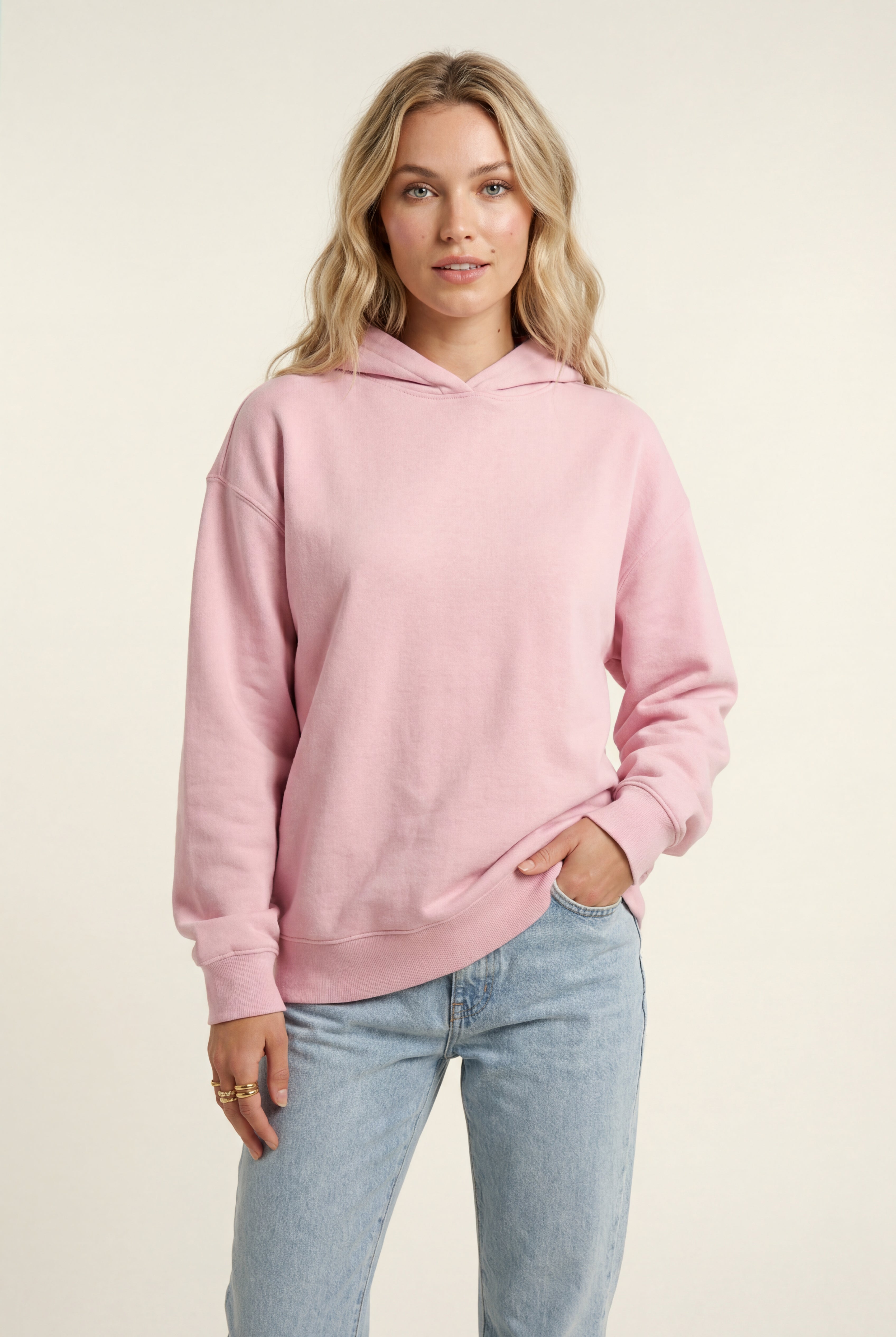 Lia | Oversized Sun Print Back Graphic Hoodie