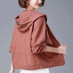 Robin | Women's Windproof Rain Jacket with Hood Loose Fit
