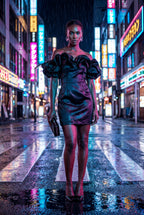 Elcevi | Off-shoulder Ruffle Mini Dress For Women