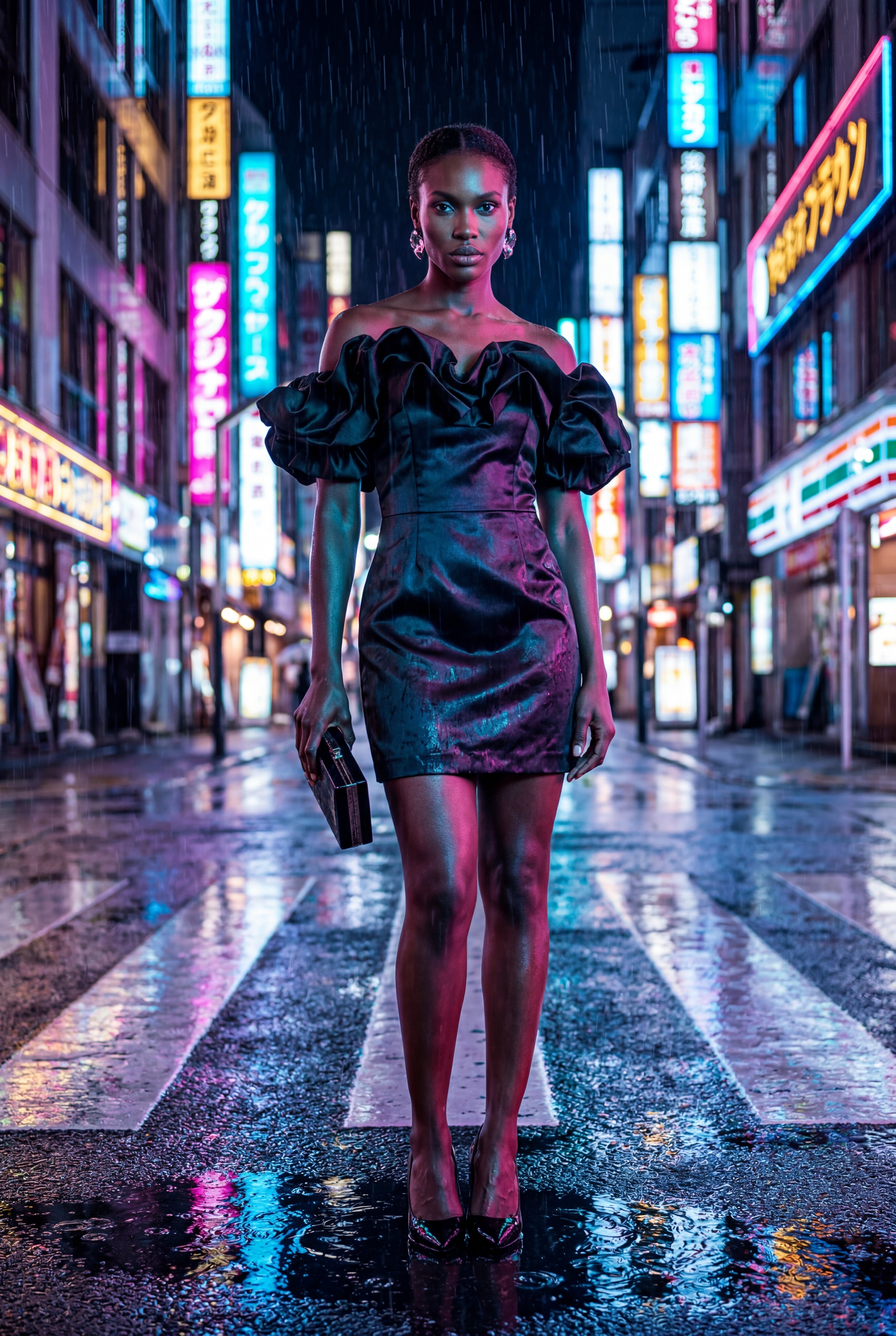 Elcevi | Off-shoulder Ruffle Mini Dress For Women