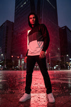Liam | Color Block Pullover Hoodie with Kangaroo Pocket