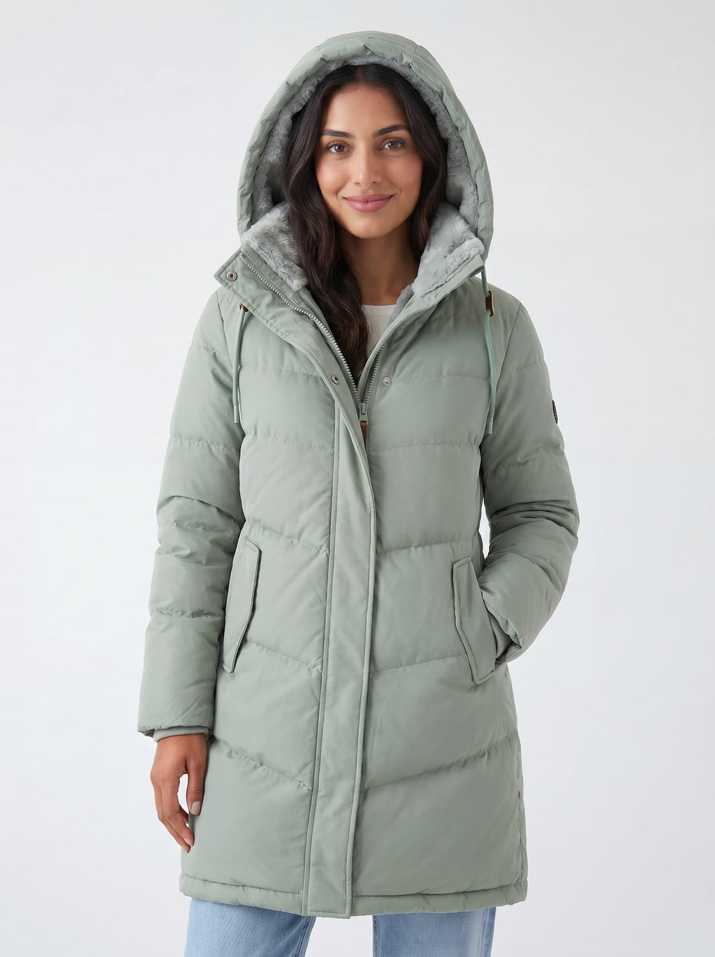 Carla | Women's Elegant Quilted Hooded Winter Coat