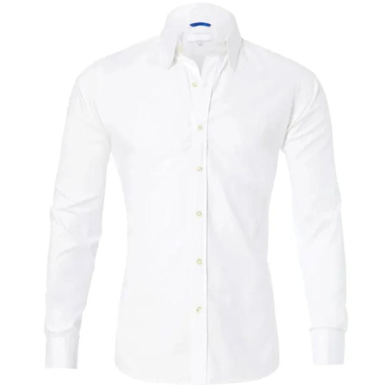 Ruben - Wrinkle-free men's shirt with a zipper