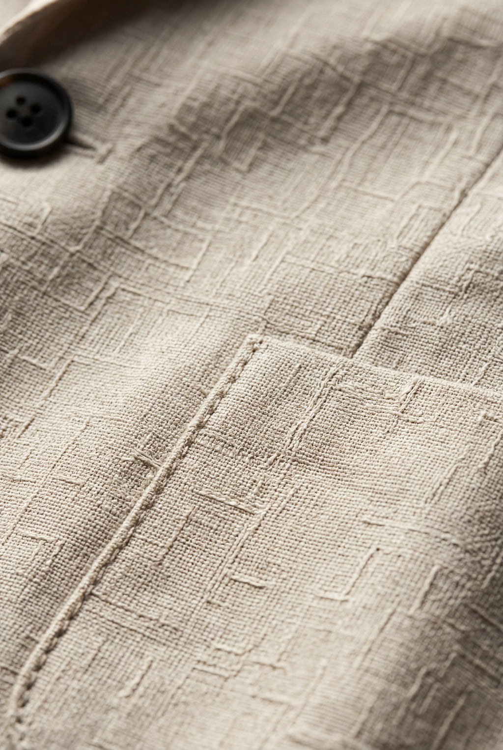 Liam | Textured Sand Beige Single-breasted Suit Jacket