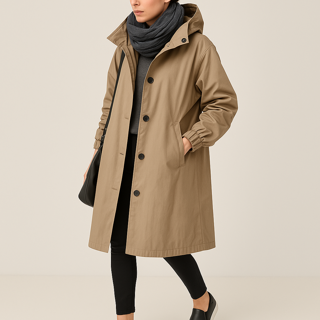 Julia | Autumn – Soft Cottonfeel – Long Coat