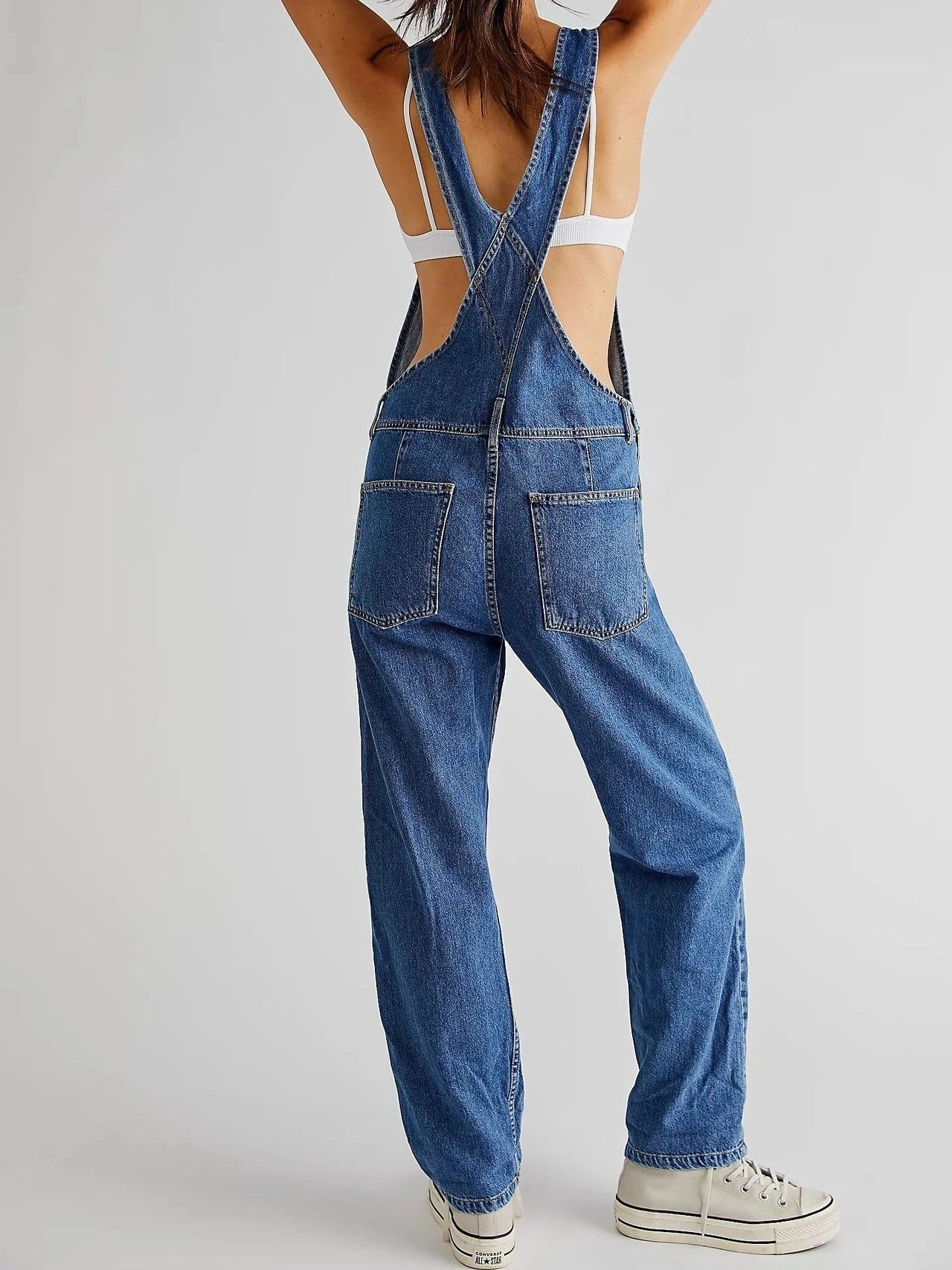 Esra | Edgy Denim Overall for Women