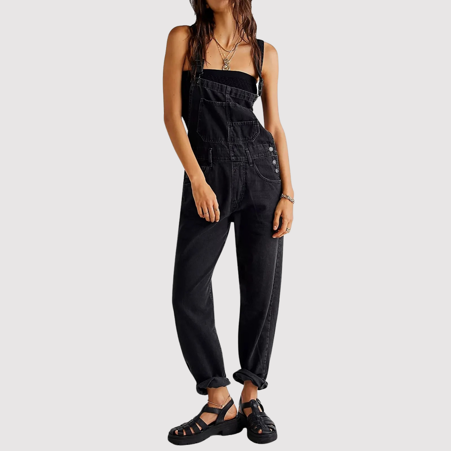 Esra | ChicRivet Denim Jumpsuit for Women