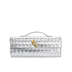 Lieke | Metallic Structured Clutch Shoulder Bag