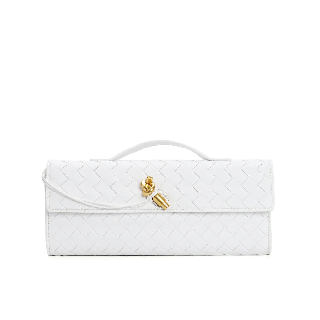 Lieke | Metallic Structured Clutch Shoulder Bag
