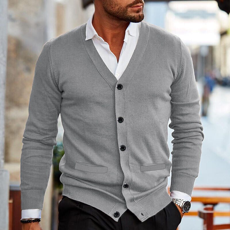 Stefano — Men’s Button‑Up Cardigan