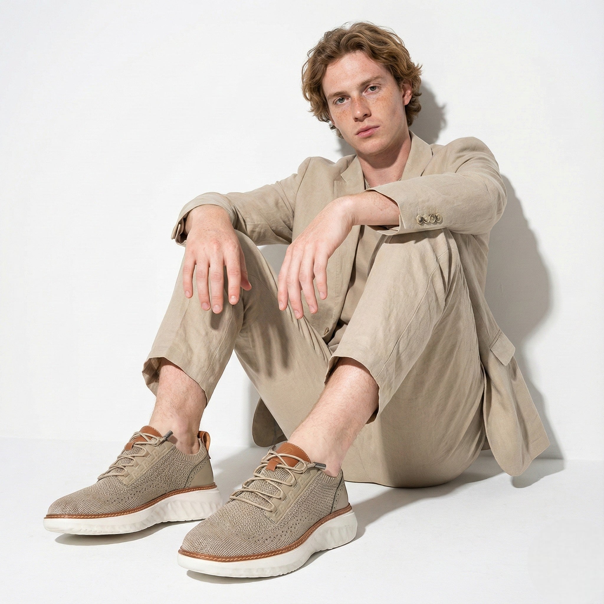 Liam | Chunky Cushioned Lace-up Casual Sneakers