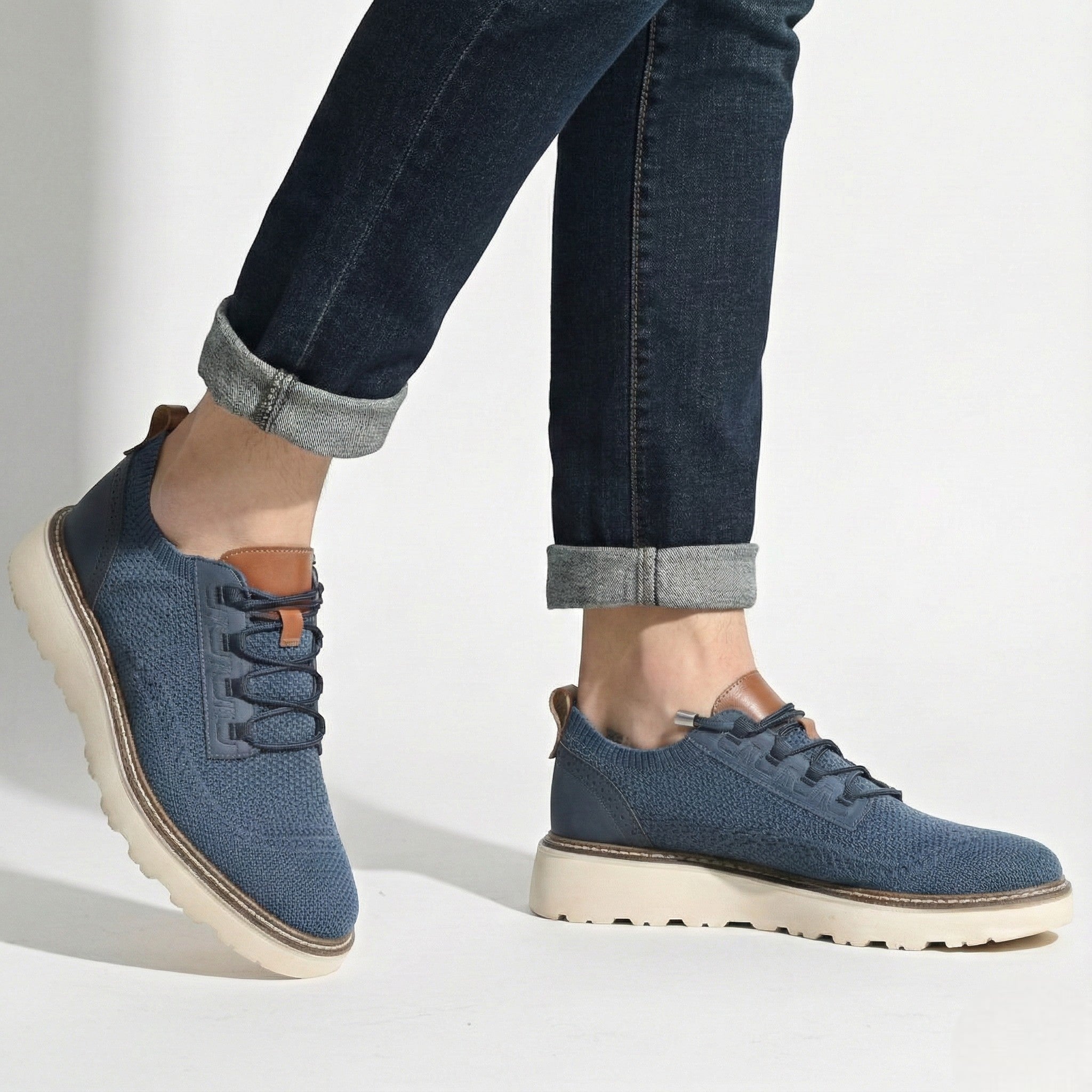 Liam | Chunky Cushioned Lace-up Casual Sneakers
