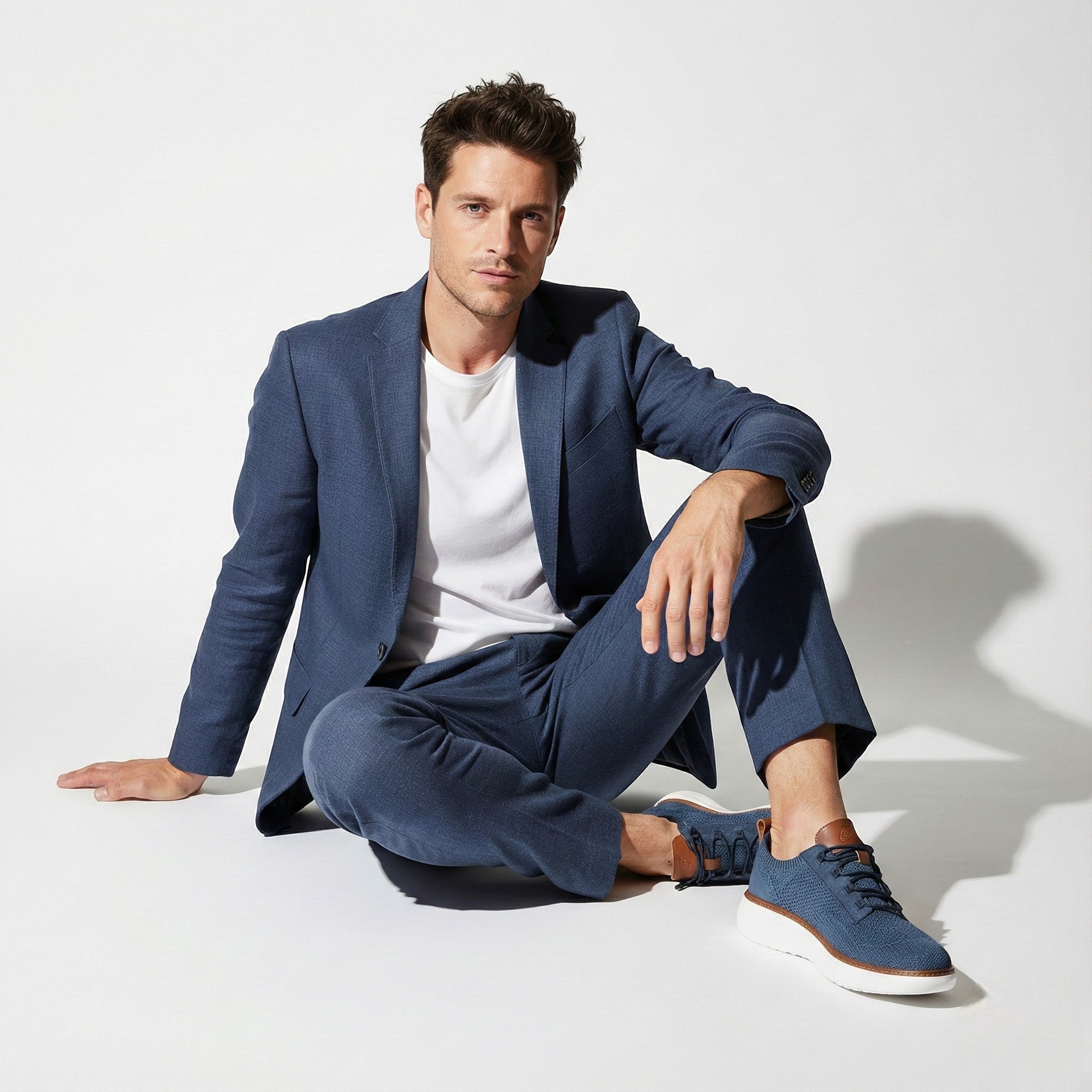 Liam | Chunky Cushioned Lace-up Casual Sneakers