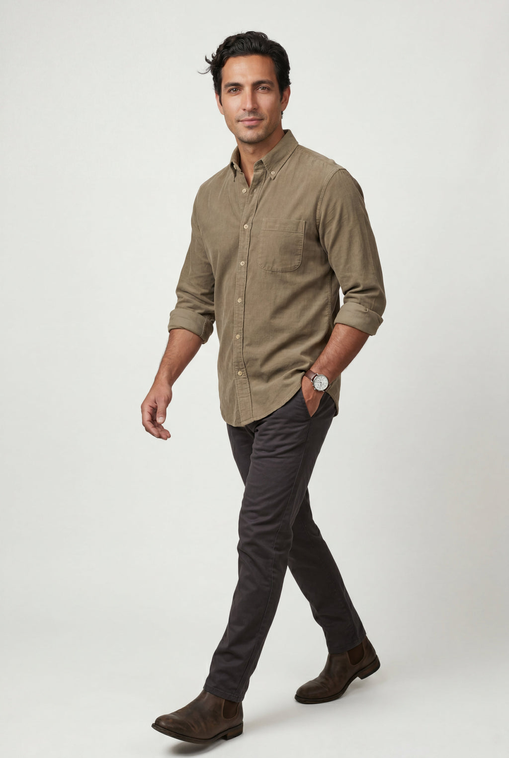 Liam | Classic Button-down Oxford Shirt with Chest Pocket