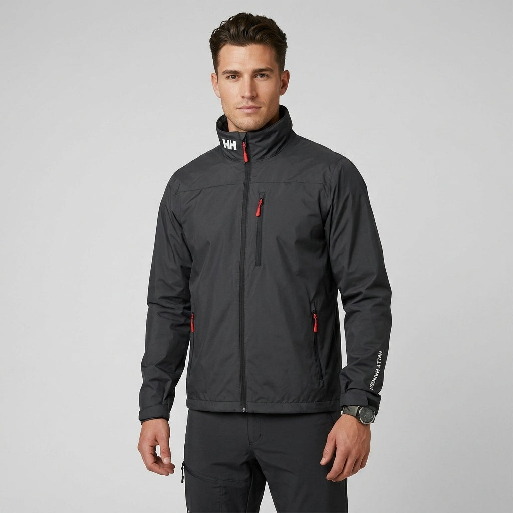 Elcevi | Water Resistant  Zip Jacket with Collar For Men