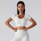 Elcevi | Ribbed Knit Sports Set For Women
