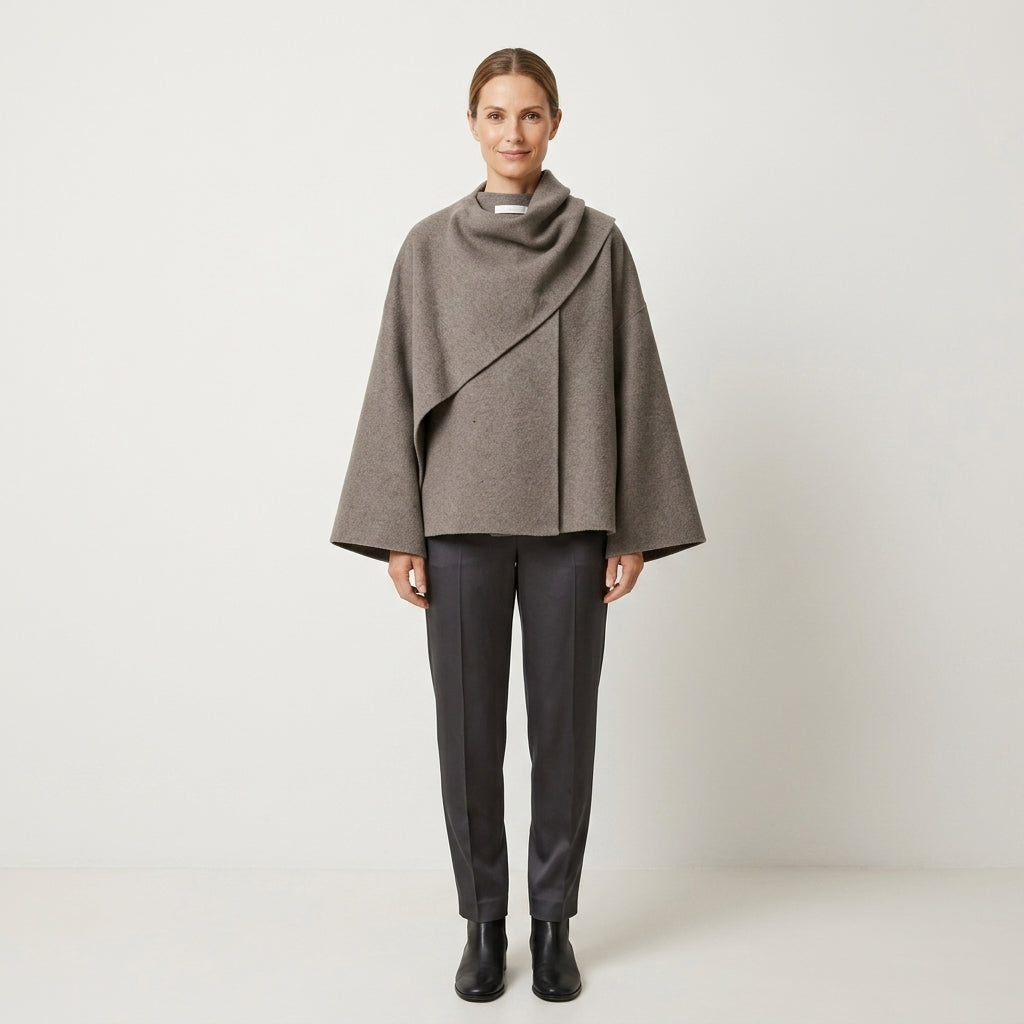 Elcevi | Cape Winter Coat For Women