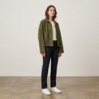 Elcevi | Elegant Suede Leather Jacket for Women