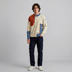 Elcevi | Patchwork Pullover For Men