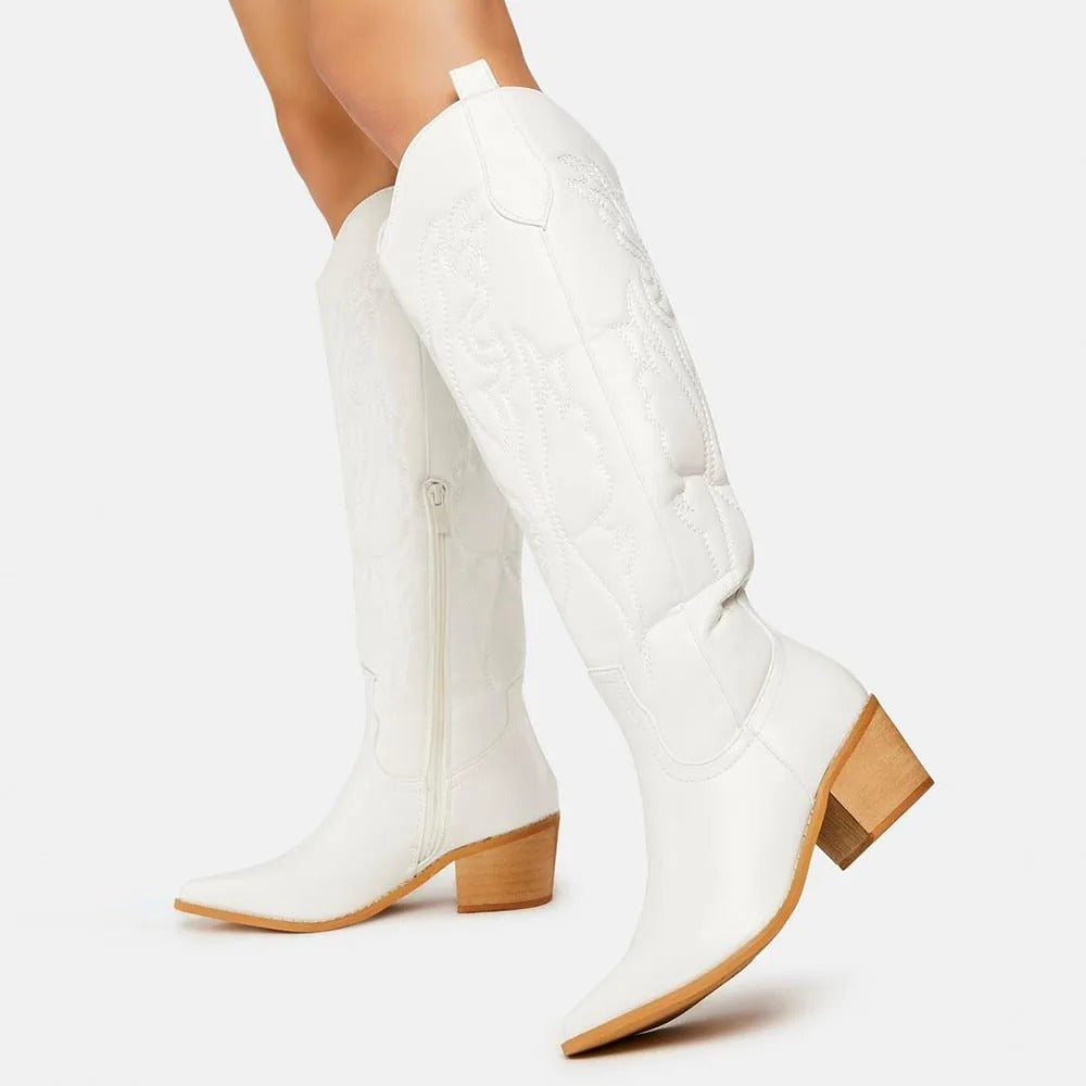 Lizzy | Western Inspired Knee-High Boots