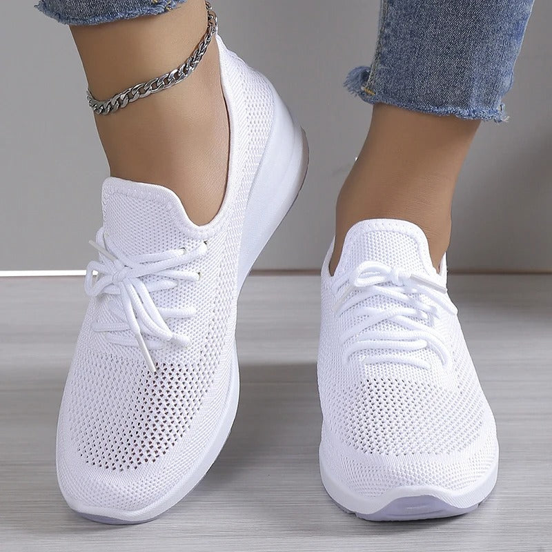 Lia | Breathable Platform Walking Sneakers