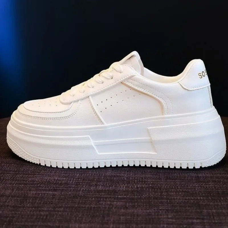 Lucy | Chunky Platform Lace-up Sneakers with Ridged Sole