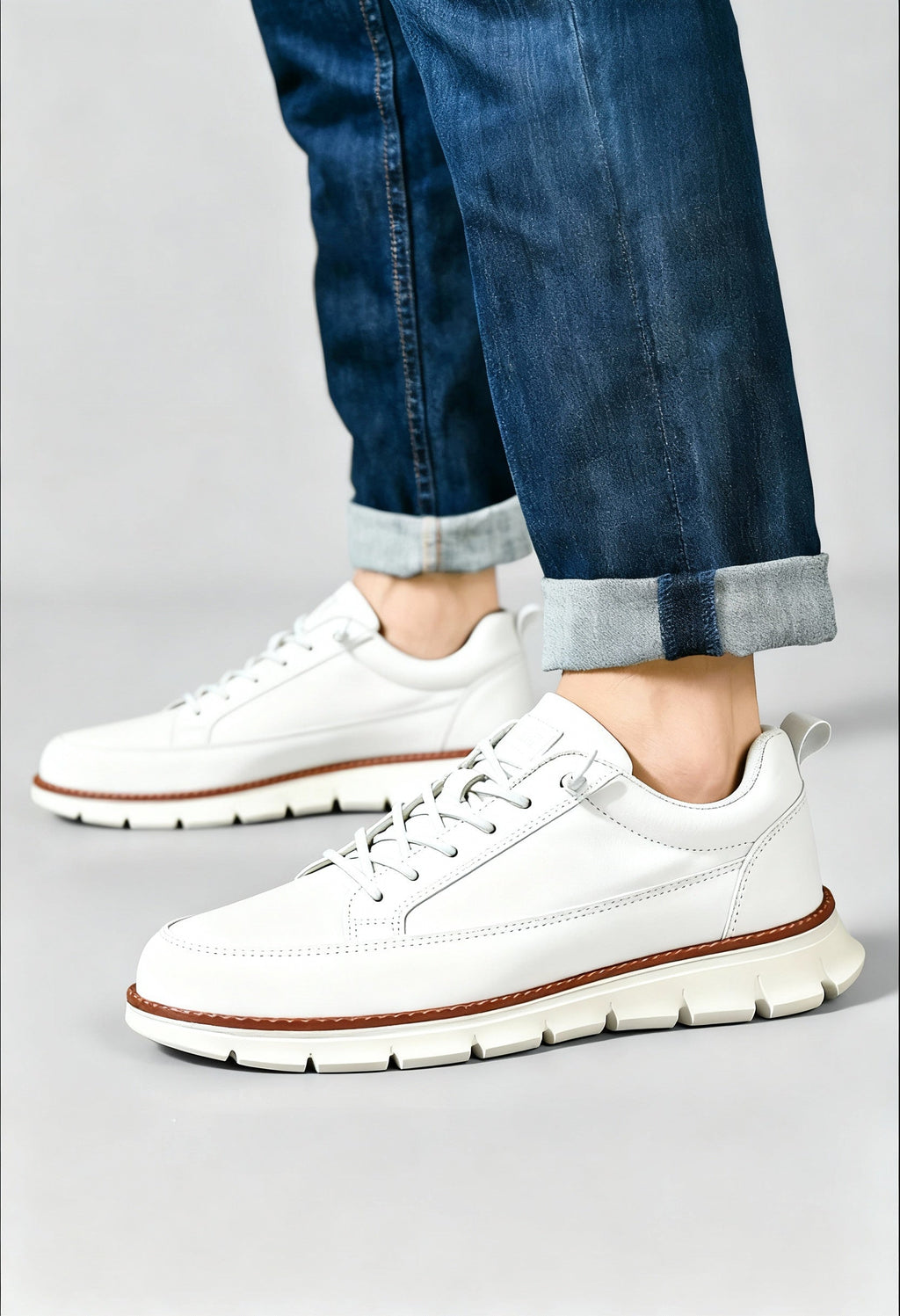 Liam | Chunky Sole Lace-up Casual Sneakers