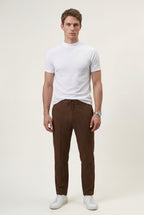 Crisp White Fitted Mock Neck Short Sleeve Tee | James