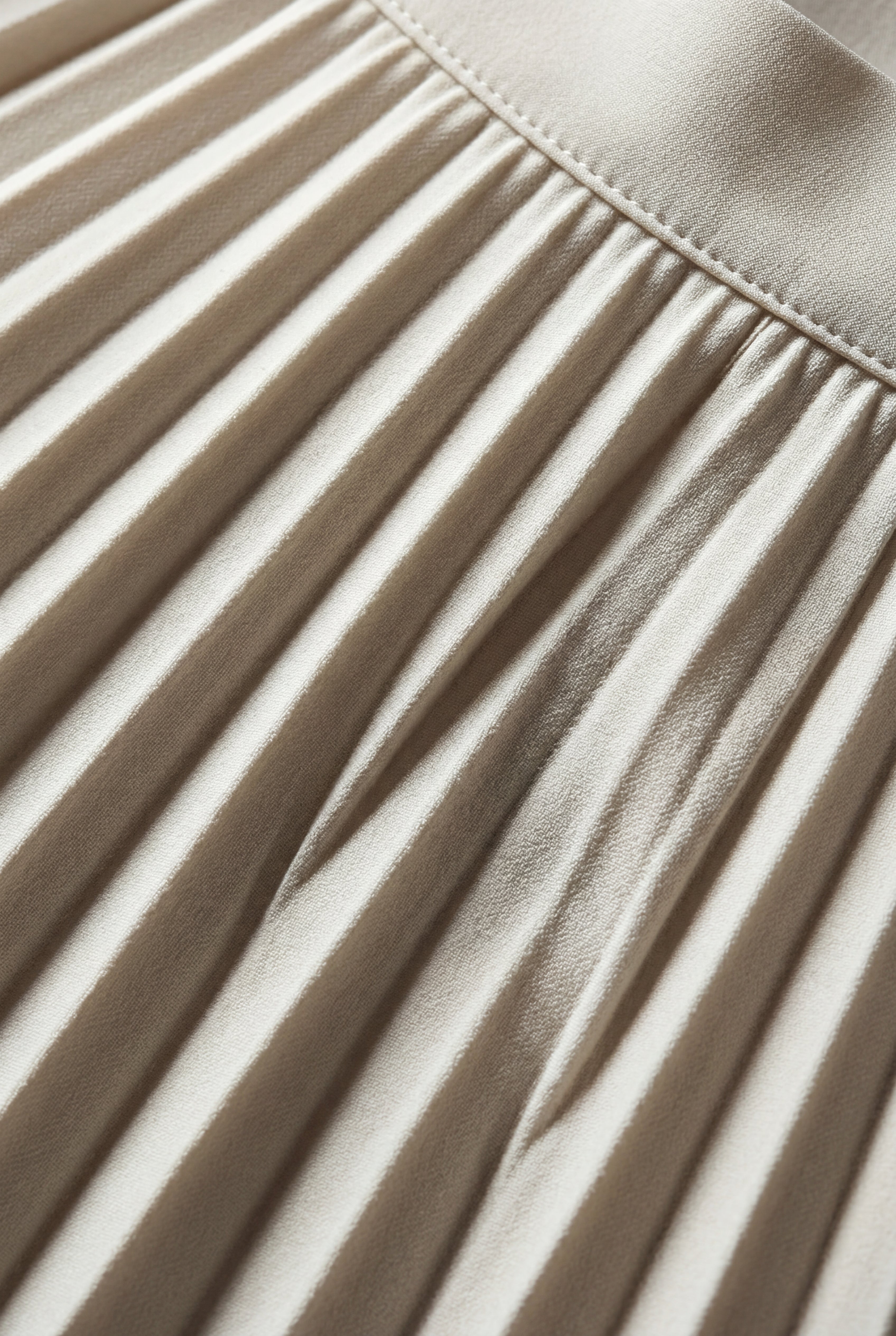 Alessia | High-waisted A-line Pleated Midi Skirt For Women