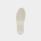 Gio | Minimalist Low-top White Sneakers with Tan Lining