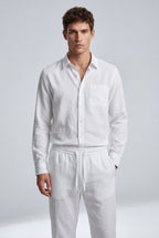 Liam | Relaxed Button-down Shirt and Drawstring Trouser Set