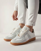 Liam | Retro Low-top Sneakers with Contrast Panels