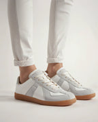 Liam | Retro Low-top Sneakers with Contrast Panels