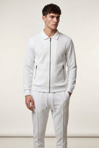 Liam | Ribbed Bomber Jacket and Jogger Athleisure Set