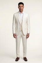 Liam | Slim Fit Three-piece Suit with Notch Lapel Vest
