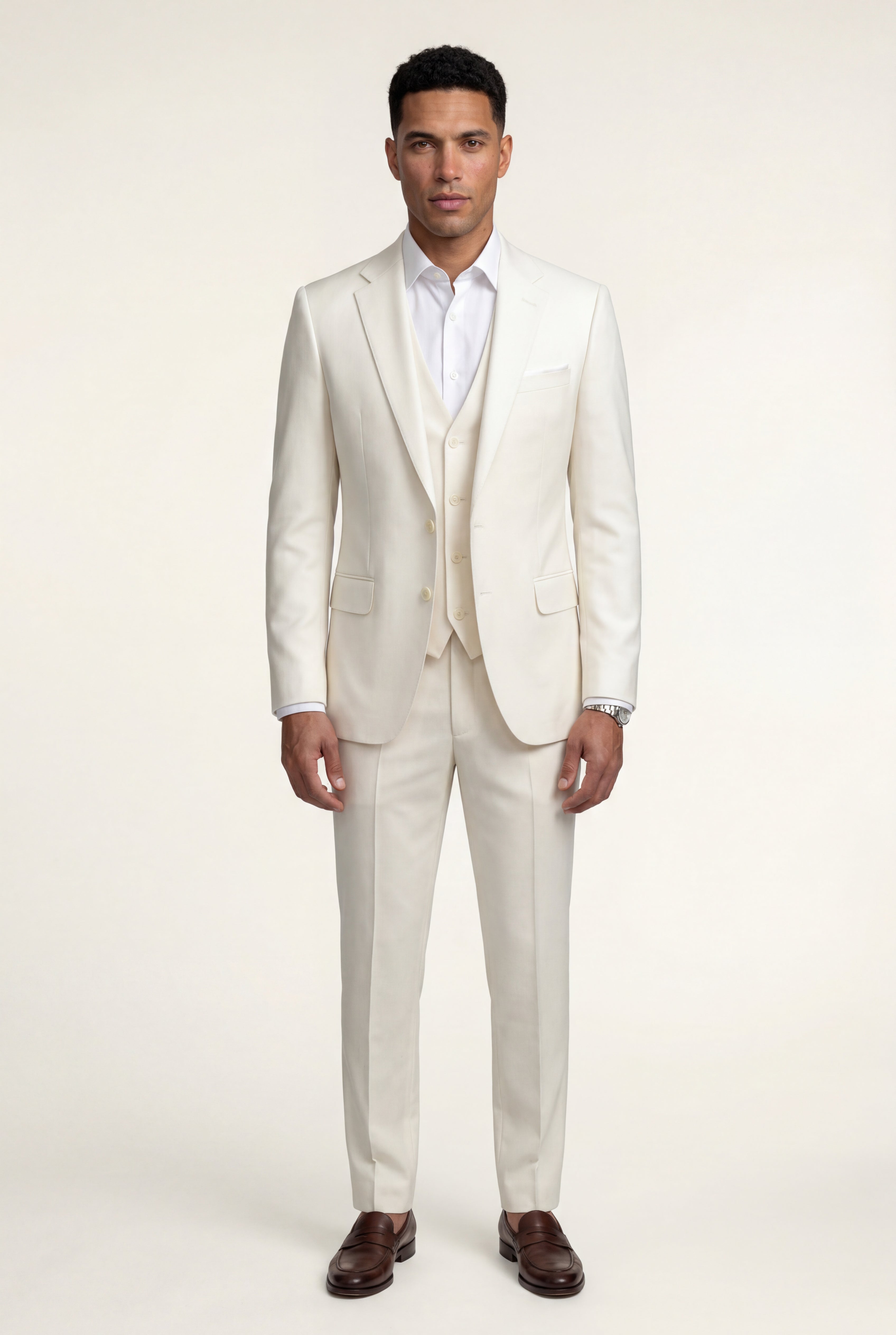 Liam | Slim Fit Three-piece Suit with Notch Lapel Vest