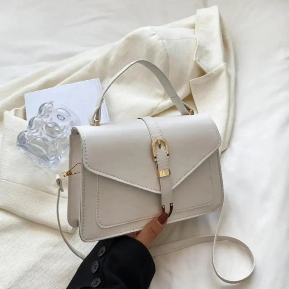 Lieke | Structured Mini Crossbody Bag with Buckle Detail