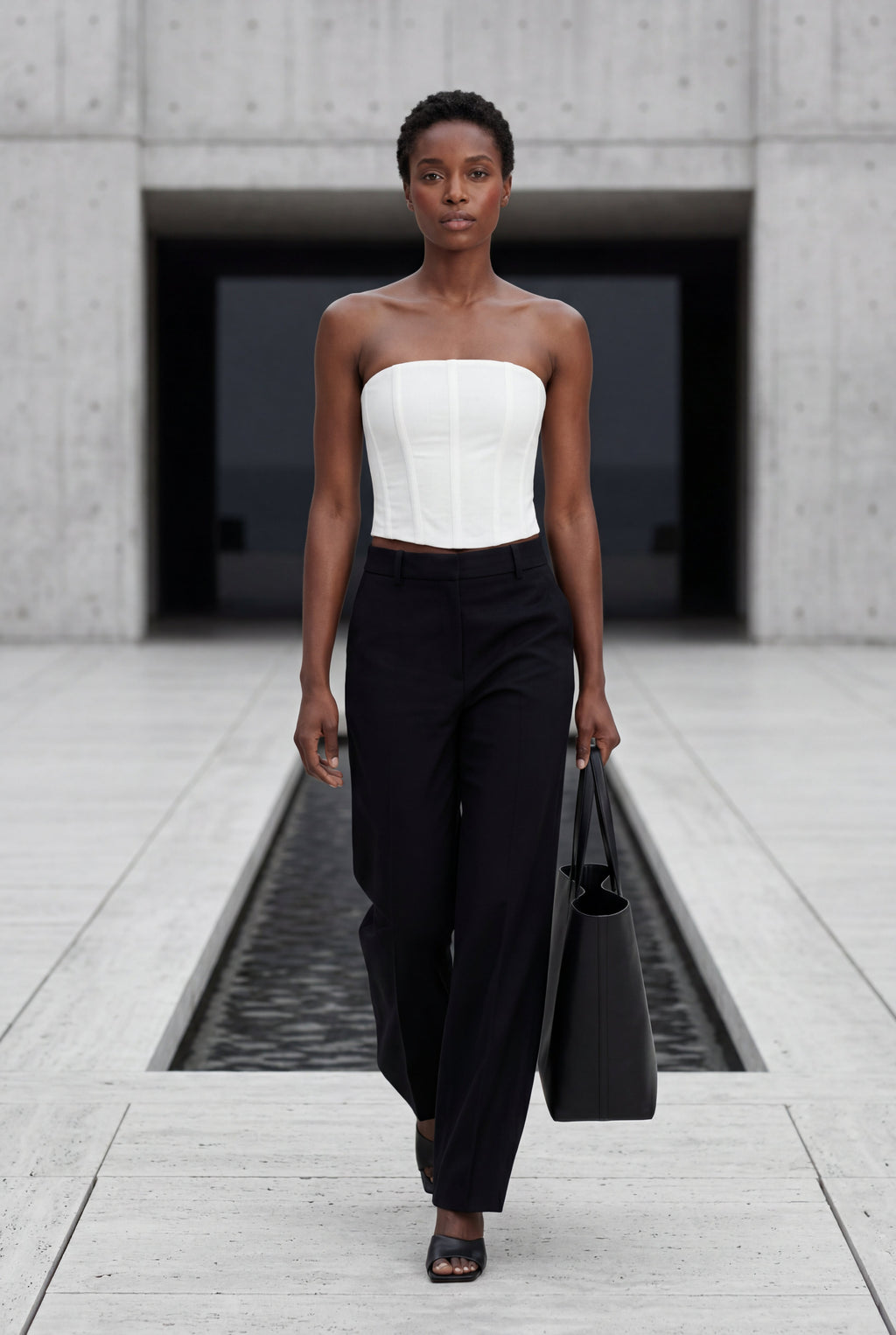 Lisa | Structured Strapless Boned Corset Top
