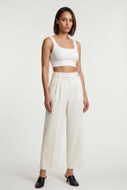 Lia | Wide Leg Office Trousers