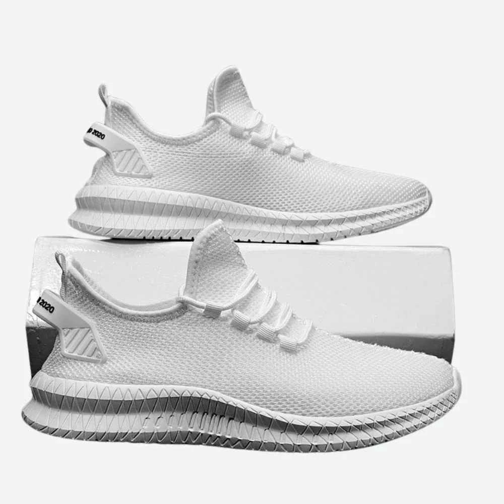 Women's Breathable Chunky Sole Lightweight Lace-Up Sneakers | Elcevi