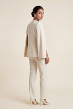 Elcevi | Tailored Cape Blazer with Open Sleeves For Women